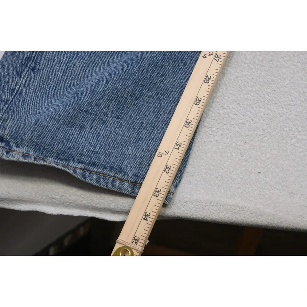 Levis 501 Original Jeans Mens 38x33 Blue Straight Button Fly Rugged Excellent
